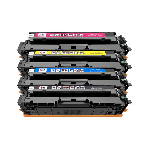 适用惠普m281fdw硒鼓M254dw/nw彩色打印机硒鼓m281fdn碳粉盒HP202A 203A CF500A CF540A墨粉盒m280nw碳粉盒