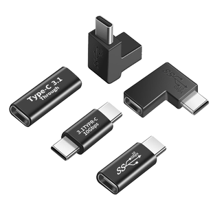 景赛 type-C转接头数据线usb3.1 gen2接口全功能双向充电typec母延长5A快充适用于笔记本雷电3手机投屏转换器