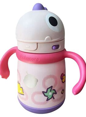 babycare恐龙保温杯儿童吸管杯