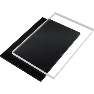 黑色PC耐力板阻燃PC板黑色防静电透明PC板聚碳酸酯板切割加工定制