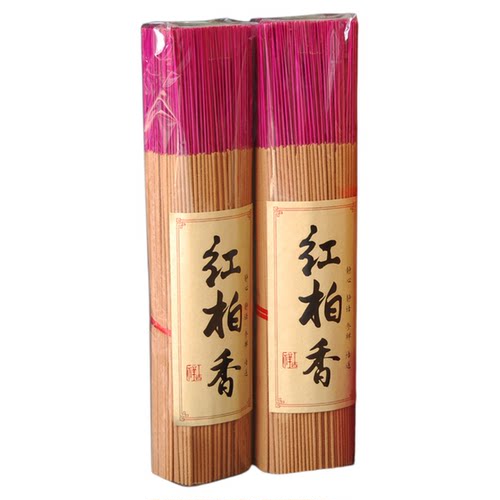 天然红柏香上香供香寺庙道观家用供神拜拜香祭祀柏木香道香竹签香