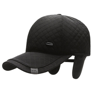 老头帽子男士爸爸冬季中老年人保暖棒球帽老人爷爷秋冬天护耳棉帽