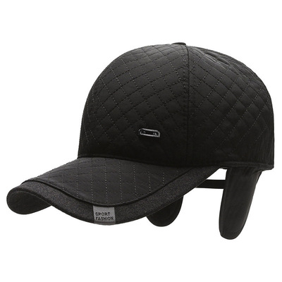 老头帽子男士爸爸冬季中老年人保暖棒球帽老人爷爷秋冬天护耳棉帽