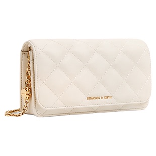 [新年礼物]CHARLES&KEITH25冬CK6-30681237菱格链条钱包带包挂女