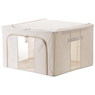 懒角落衣服收纳箱衣柜百纳箱衣物布艺整理盒换季被子收纳布袋新款