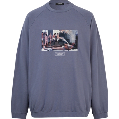 【38开门红】Undercover 秋冬男宽松贴花刺绣棉质长袖卫衣