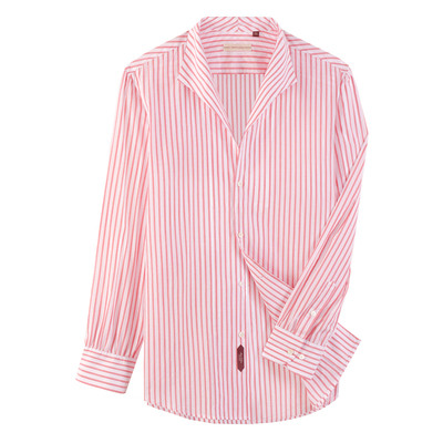 Acmecultum纯棉泡泡纱手工衬衫