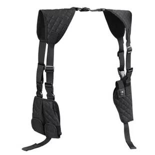 KOSIBATE隐藏腋下枪套通用隐形双肩背电影007X型背带特工贴身枪套