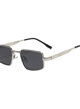 男士老钱风金属太阳镜可配度数