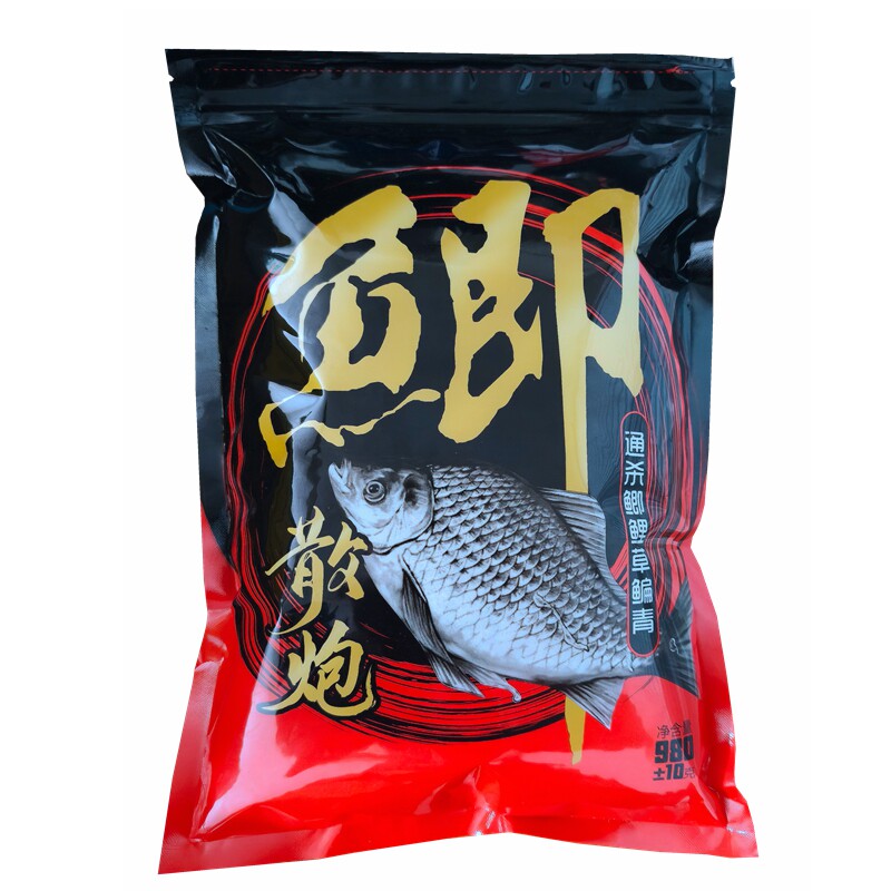 老猪鲫散炮黑坑鲫鱼散炮垂钓鱼塘混养偷驴饵软粘搓饵大炮用鱼饵料