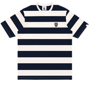 CATXMAN 周柏豪 BROAD STRIPES 猫星侠经典条纹短袖T恤亲子情侣装