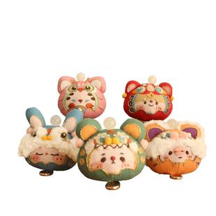 哈尼端午瑞兽香囊自绣护身符平安符刺绣手工diy材料车挂件礼物