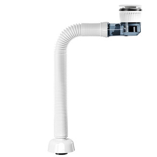 可丽耐洗手盆洗脸盆台盆热弯盆陶瓷弹跳下水器排水管白色套装短款