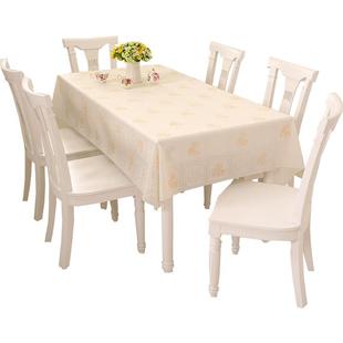 欧式餐桌布防水防油防烫免洗塑料PVC书台布茶几桌垫网红ins长方形