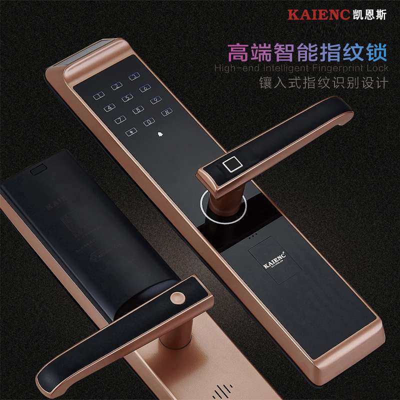 智能锁工厂家用指纹锁供应 手机远程可控制智能锁 防盗门木门指纹