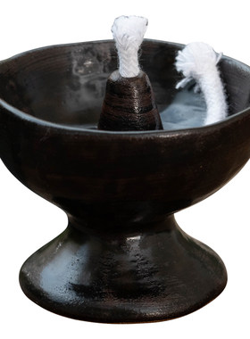 家用茶室氛围灯酥油灯烛台长明灯