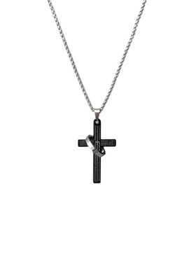 十字圆环中性潮牌项链潮酷卫衣链