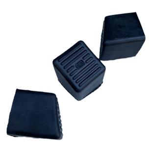 2.5cm方管软胶套X型置地晾衣架脚垫防滑脚套晒衣架配件耐磨马蹄套