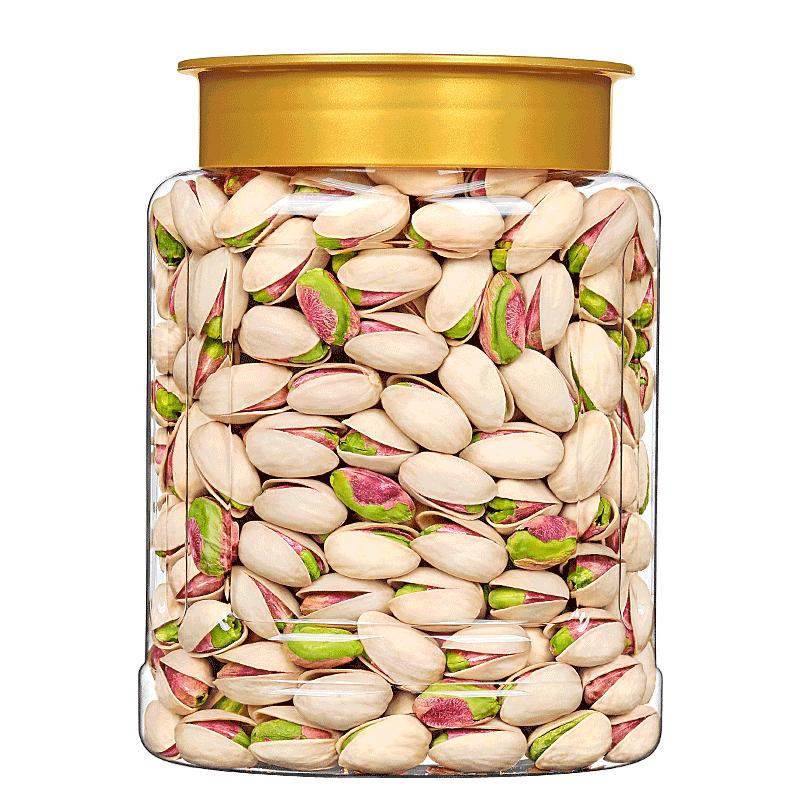 开心果无漂白原味盐焗味原色大颗粒新货500g坚果年货散装称斤零食