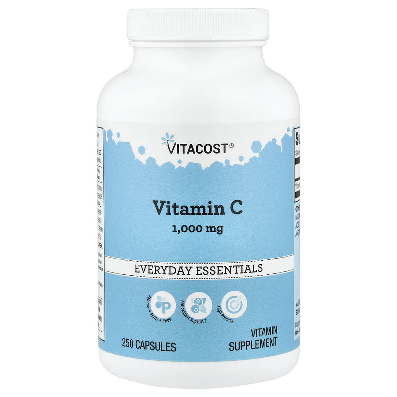 Vitacost Vitamin C维生素C清新常相伴日常营养素维生素补充剂