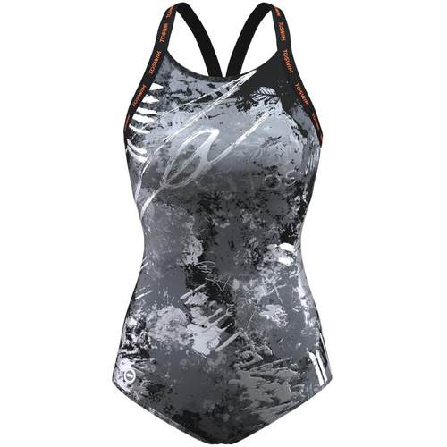 TOSWIM连体泳衣女时尚复古风显瘦遮肉专业竞速训练游泳衣2025新款