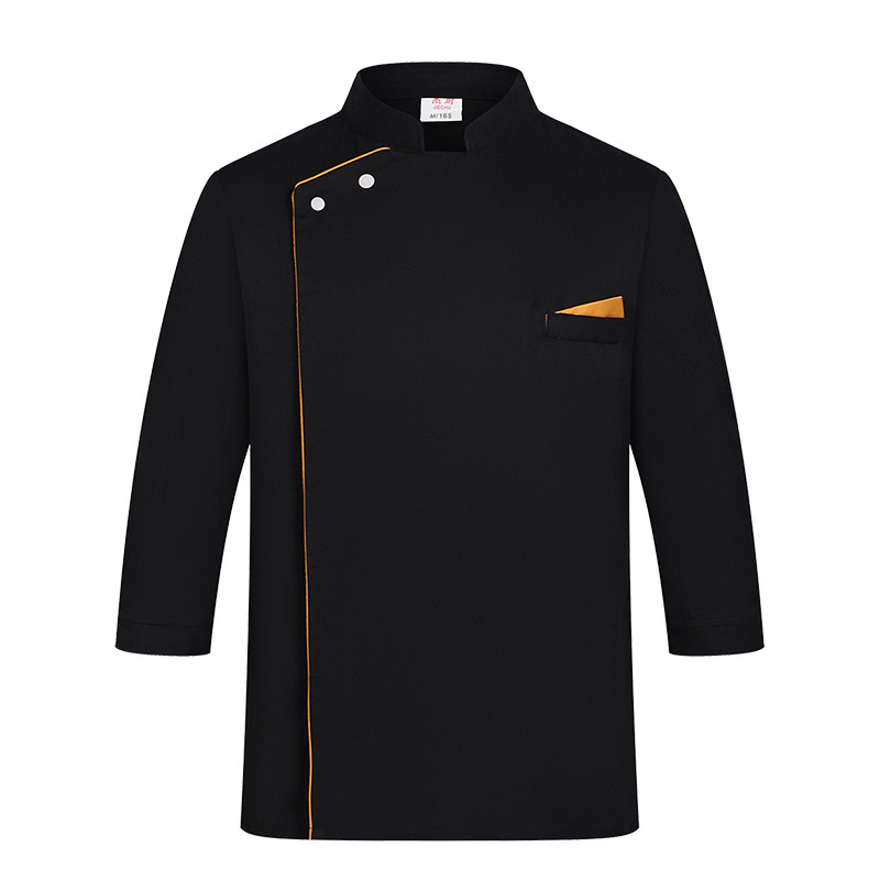 高端餐饮厨师工作服七分袖工装