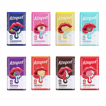 kissport无糖薄荷糖口气清新网红接吻香体糖果铁盒便携罐装Y实付19.9元到手包邮