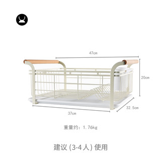 大号碗碟沥水架厨房置物架碗筷收纳架沥水篮台面碗盘碗架