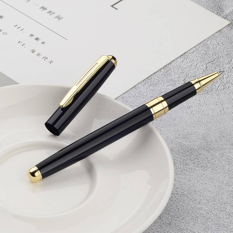 商务金属签字笔定制企业礼品伴套装宝珠笔水笔会议手名字活动礼刻