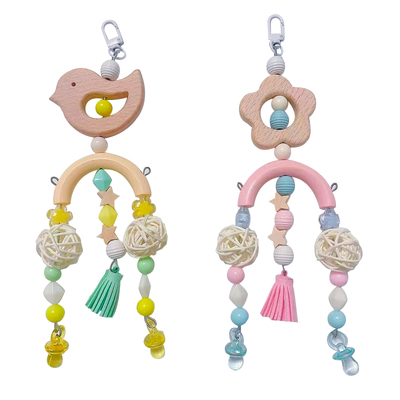 8玖-鹦鹉蜜袋鼯啃咬玩具玄风牡丹虎皮藤球彩虹挂串鸟笼装饰耐啃咬