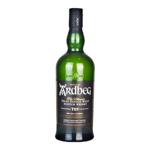 阿贝10年威士忌乌干达奥之岬漩涡雅伯Ardbeg苏格兰洋酒行货700ml