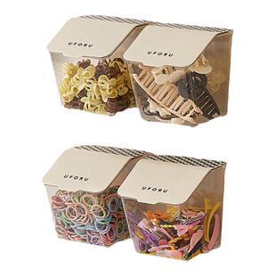 儿童发饰收纳盒女宝发夹头花头饰女孩子皮筋发卡发绳首饰盒壁挂式