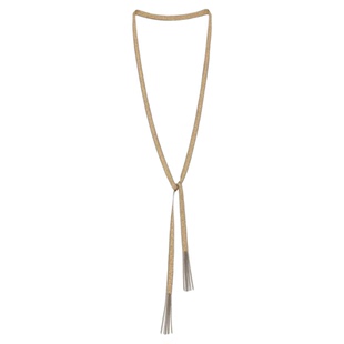 MLC流苏长项链编织女秋冬轻奢小众高级感时尚毛衣链