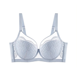 傲思曼调整型内衣内衣女薄款性感蕾丝上托侧推全罩杯大胸显小文胸