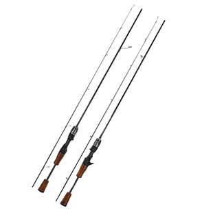 赤溪三代实心马口竿UL超软实木手柄直柄枪柄白条微物路亚竿钓鱼竿