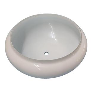 灯具配件大全灯罩仿玉石底碗玻璃底盆磨砂半圆吊灯下面托盆外壳罩