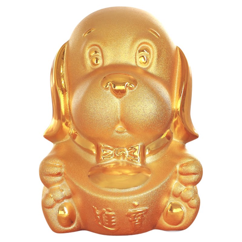 金狗摆件陶瓷礼品存钱罐