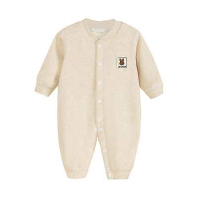 婴儿德绒连体衣加厚加绒贴身