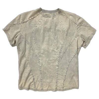 水洗染色T恤设计师品牌23AW