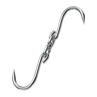 猪肉挂钩不锈钢挂肉吊钩屠户杀猪铁勾子卖肉腊肉羊肉牛肉双钩S型