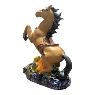 石湾公仔陶瓷佛手马摆件客厅办公室装饰品马年乔迁送礼国风工艺品