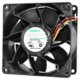 Nidec暴力9238/9038 12V 3.24A 9CM机箱电源PWM风扇V92E12BUA7-07