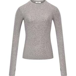 7AM10PM 美利奴羊毛基础款内搭打底衫女 秋冬季瑜伽长袖t恤上衣