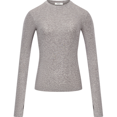 7AM10PM 美利奴羊毛基础款内搭打底衫女 秋冬季瑜伽长袖t恤上衣