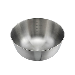 茶花沙拉碗不锈钢加厚加深家用大号轻食蔬菜果盆厨房和面圆形汤碗