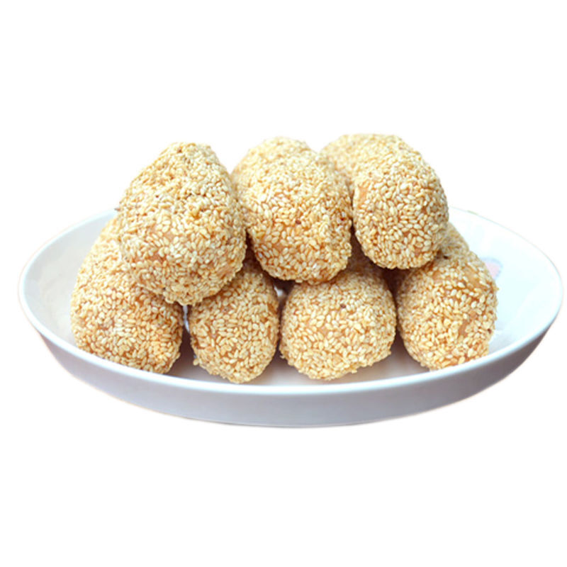 蓼花糖特产正宗传统手工芝麻酥大金果老式果子大京果枕头酥了花糖