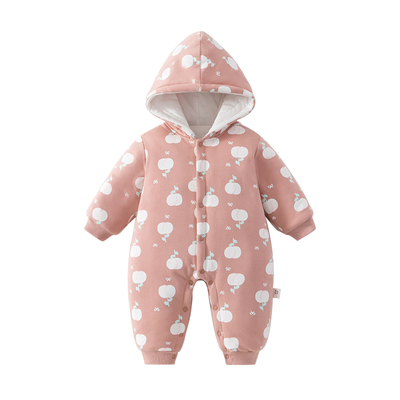 棉恋森婴儿衣服冬季纯棉连体衣