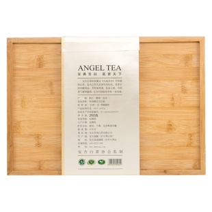 2025年新茶上市芳羽安吉白茶明前精品茶叶竹雕礼盒装250g特级绿茶