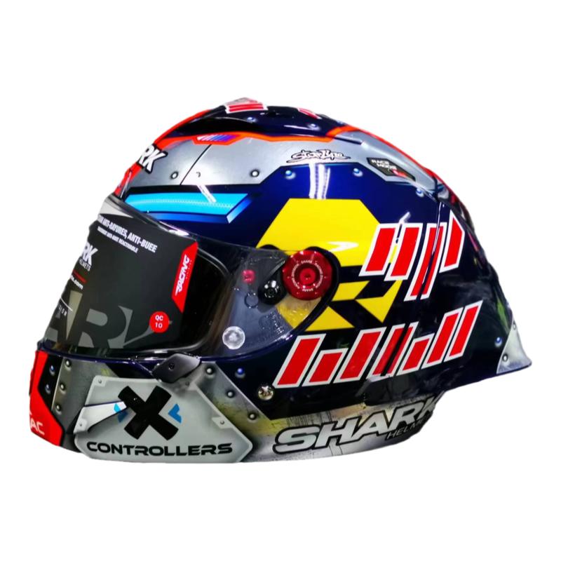 SHARK鲨鱼 RACE R AERON GP 摩托车冬测99洛伦佐碳纤维大尾翼头盔