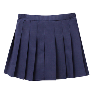 女童校服裙儿童演出百褶裙半身裙春秋夏中大童小学生学院风格子裙